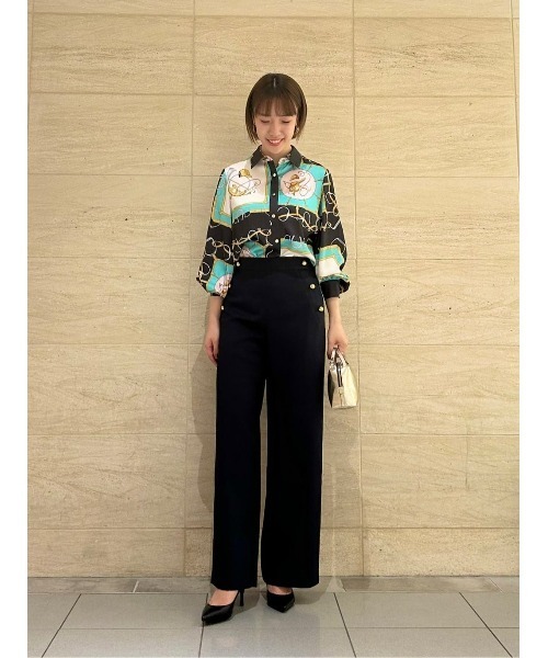 allureville(アルアバイル)の「ホローツイルマリンパンツ(その他パンツ・レディース・ブラウン/ネイビー/ベージュ・2/1/0)」の6枚目の写真