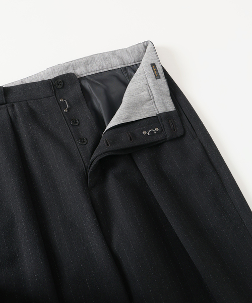 EDIFICE（エディフィス）の「ETS.MATERIAUX(マテリオ) ウール/シルク ファーマートラウザー（スラックス・メンズ・ブラック・3/2）」の12枚目の写真