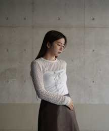 EFOLE（エフォル）の「Lace long sleeve/レースロングスリーブ（シャツ/ブラウス）」