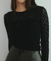 EFOLE（エフォル）の「Lace long sleeve/レースロングスリーブ（シャツ/ブラウス）」