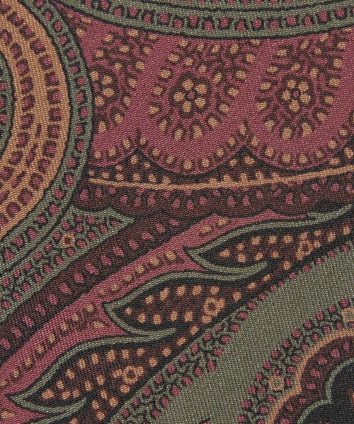 UNITED ARROWS(ユナイテッドアローズ)の「<ARCURI> ペイズリープリント ネクタイ(ネクタイ・メンズ・オリーブ/ダークブラウン・FREE)」の7枚目の写真