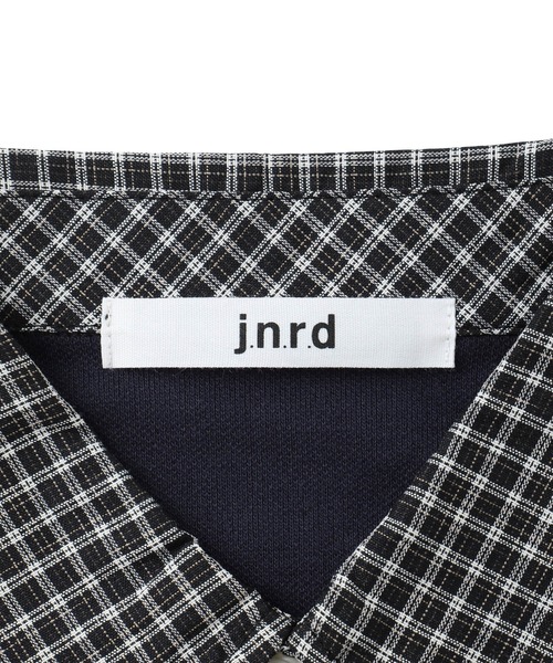 JUNRED(ジュンレッド)の「チェック襟切り替えポロシャツ(Tシャツ/カットソー・メンズ・ネイビー/ホワイト・L/M/LL)」の9枚目の写真