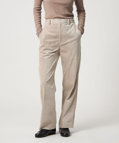 Steven alanベージュ コーデュロイパンツ Steven Alan＞ソフト コーデュロイ ワイド トラウザーズ（その他パンツ