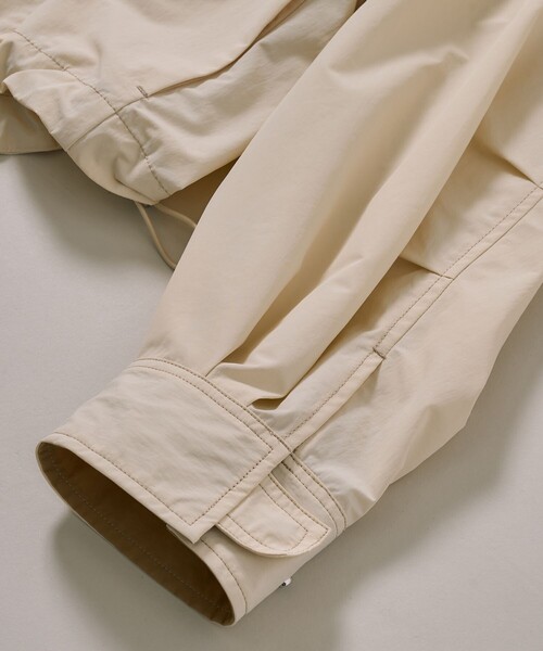 PUBLIC TOKYO(パブリックトウキョウ)の「スタンドカラータックブルゾン(ブルゾン・レディース・ブラック/ホワイト・FREE)」の12枚目の写真