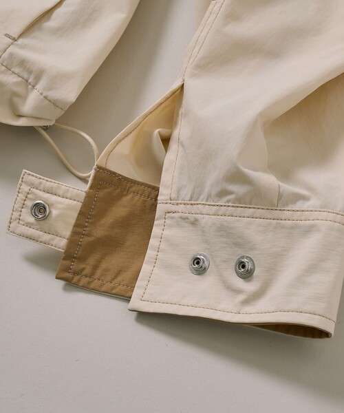 PUBLIC TOKYO(パブリックトウキョウ)の「スタンドカラータックブルゾン(ブルゾン・レディース・ブラック/ホワイト・FREE)」の13枚目の写真