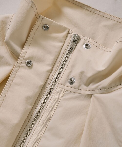 PUBLIC TOKYO(パブリックトウキョウ)の「スタンドカラータックブルゾン(ブルゾン・レディース・ブラック/ホワイト・FREE)」の14枚目の写真