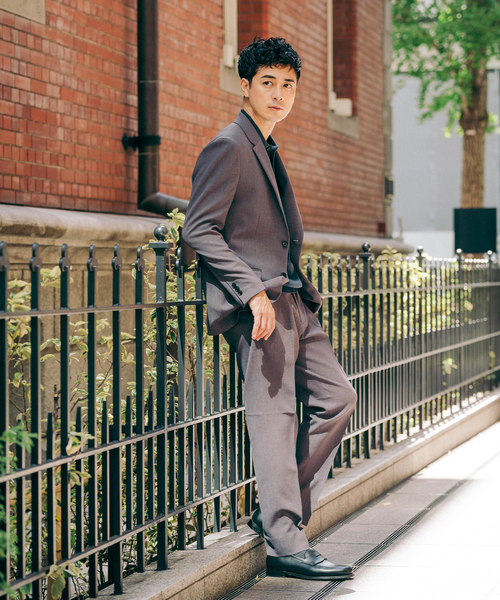 EDIFICE（エディフィス）の「ドライダブルクロス スラックス【セットアップ着用可能】（スラックス・メンズ・チャコールグレー/ネイビー/ブラウン・X-SMALL/SMALL/MEDIUM/LARGE/X-LARGE/XX-LARGE）」の5枚目の写真