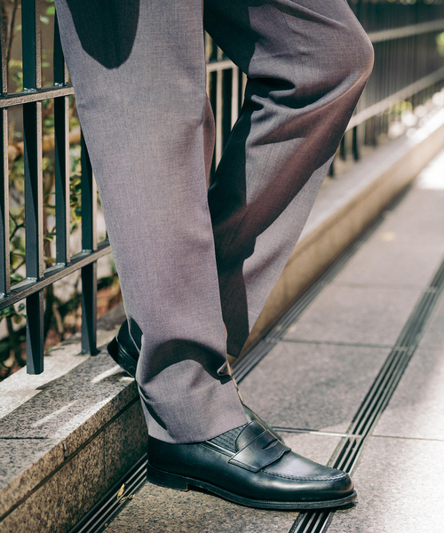 EDIFICE（エディフィス）の「ドライダブルクロス スラックス【セットアップ着用可能】（スラックス・メンズ・チャコールグレー/ネイビー/ブラウン・X-SMALL/SMALL/MEDIUM/LARGE/X-LARGE/XX-LARGE）」の9枚目の写真