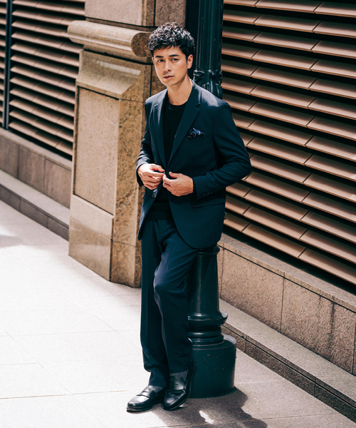 EDIFICE（エディフィス）の「ドライダブルクロス スラックス【セットアップ着用可能】（スラックス・メンズ・チャコールグレー/ネイビー/ブラウン・X-SMALL/SMALL/MEDIUM/LARGE/X-LARGE/XX-LARGE）」の15枚目の写真