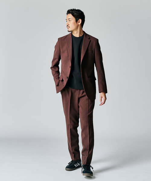 エディフィス（EDIFICE）/ドライダブルクロス スラックス【セットアップ着用可能】 ドライダブルクロス スラックス【セットアップ着用可能】（スラックス