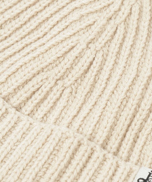 PBLIM(ページボーイリム)の「《UNISEX》ニットワッチキャップ(ニットキャップ/ビーニー・レディース・チャコールグレー/オフホワイト/ブラック・FREE)」の20枚目の写真