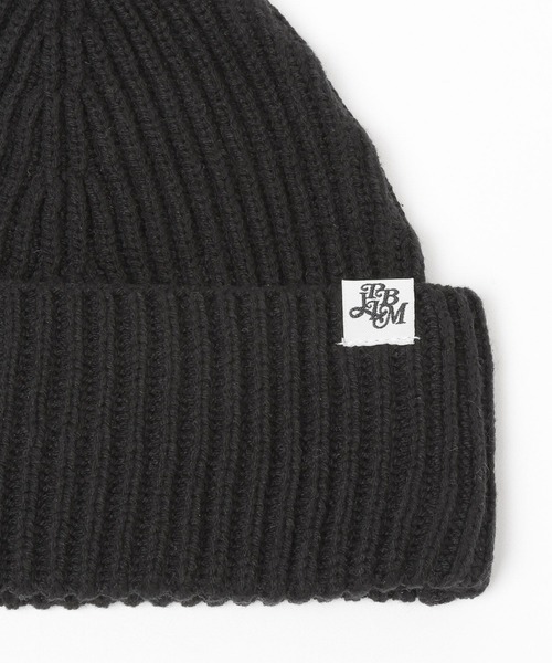 PBLIM(ページボーイリム)の「《UNISEX》ニットワッチキャップ(ニットキャップ/ビーニー・レディース・チャコールグレー/オフホワイト/ブラック・FREE)」の5枚目の写真