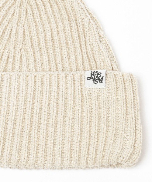 PBLIM(ページボーイリム)の「《UNISEX》ニットワッチキャップ(ニットキャップ/ビーニー・レディース・チャコールグレー/オフホワイト/ブラック・FREE)」の7枚目の写真