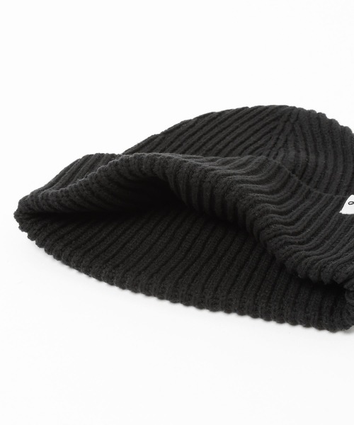 PBLIM(ページボーイリム)の「《UNISEX》ニットワッチキャップ(ニットキャップ/ビーニー・レディース・チャコールグレー/オフホワイト/ブラック・FREE)」の10枚目の写真