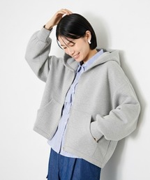 Idnes ストレッチポンチジップパーカ