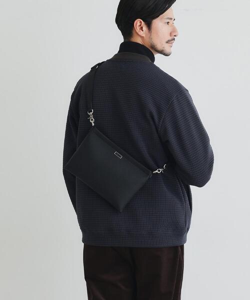 TAKEO KIKUCHI(タケオキクチ)の「PUボンディングミニショルダー(ショルダーバッグ・メンズ・ブラック/ブルー系その他/ダークオレンジ・00)」の17枚目の写真