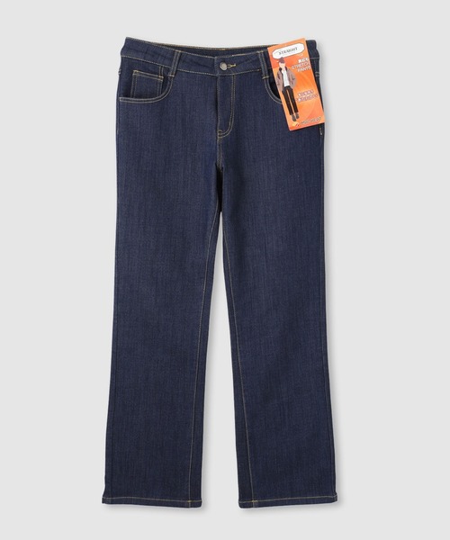 NAVY(ネイビー)の「nAvy マックヒート裏起毛ストレートパンツ(デニムパンツ・レディース・ブルー系2/ブラック/ブルー系1/チャコール・M/L/S/XS)」の21枚目の写真