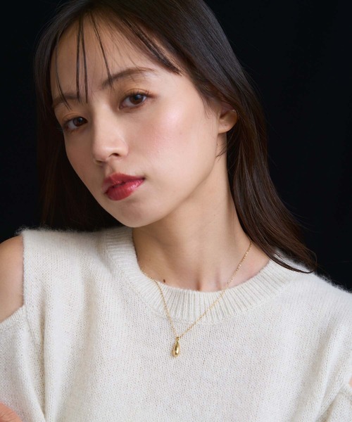 NOELA（ノエラ）の「ドロップモチーフネックレス（ネックレス・レディース・ゴールド/シルバー・フリー）」の3枚目の写真