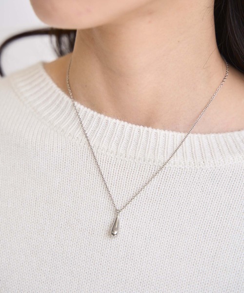 NOELA（ノエラ）の「ドロップモチーフネックレス（ネックレス・レディース・ゴールド/シルバー・フリー）」の7枚目の写真