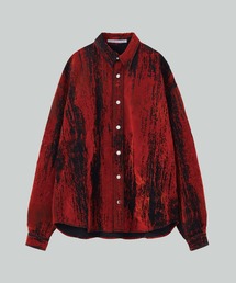 JOHN LAWRENCE SULLIVAN（ジョンローレンスサリバン）の「【JOHN LAWRENCE SULLIVAN/ジョーンローレンスサリバン】FLOCKED DENIM OVERSIZED SHIRT（シャツ/ブラウス・メンズ）」