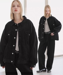 ASTRONOMY（アストロノミー）の「【セットアップ 2点セット】デニム/コーデュロイ トラッカージャケット+ワイドデニムパンツ（セットアップ）」