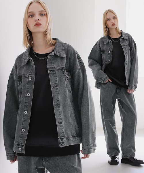 セール】【セットアップ 2点セット】デニム/コーデュロイ トラッカー