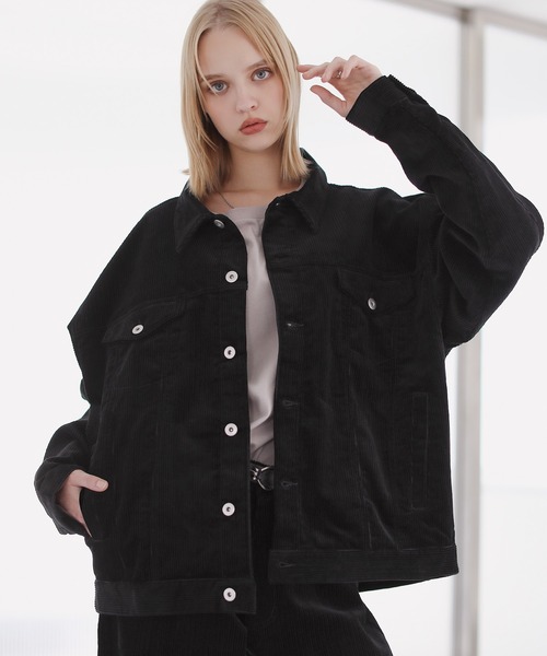 セール】【セットアップ 2点セット】デニム/コーデュロイ トラッカー