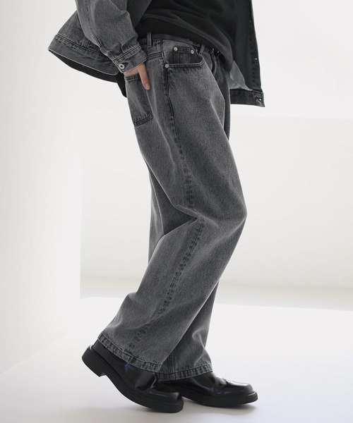 セール】【セットアップ 2点セット】デニム/コーデュロイ トラッカー