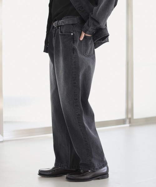 ASTRONOMY(アストロノミー)の「【セットアップ 2点セット】デニム/コーデュロイ トラッカージャケット+ワイドデニムパンツ(セットアップ・メンズ・ネイビー/ブラウン/グレー/ブルー/ブラック系1/ブラウン系1/ブラック/カーキ系1/アイボリー系1・XL/M/S/L)」の20枚目の写真