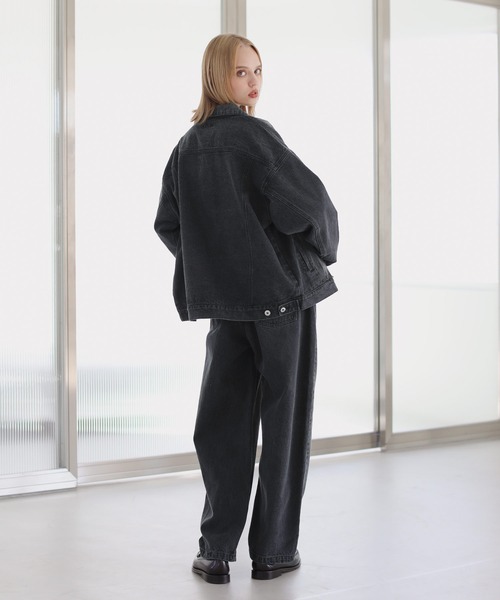 セール】【セットアップ 2点セット】デニム/コーデュロイ トラッカー