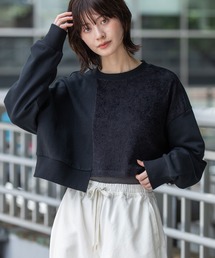 Munich（ミューニック）の「裏毛×チンチラアシンメトリースウェット（スウェット）」