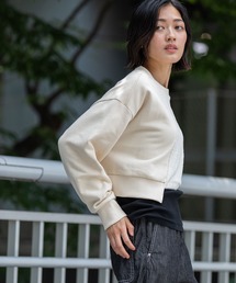 Munich（ミューニック）の「裏毛×チンチラアシンメトリースウェット（スウェット）」