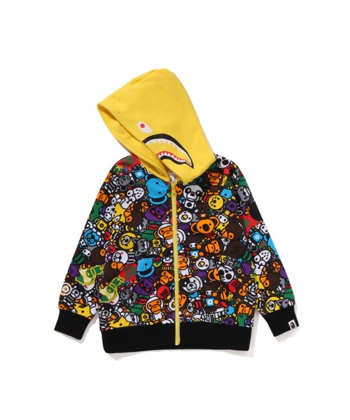 MILO ALL SAFARI SHARK ZIP HOODIE（パーカー）｜A BATHING APE（ア
