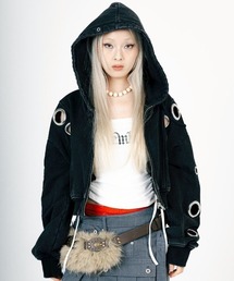 ROYAL FLASH | MITSUKI/ミツキ/EYELET HOODIEＥ(パーカー)