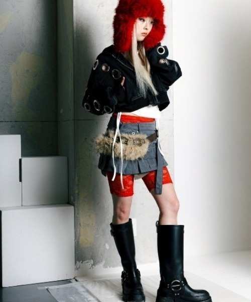 ROYAL FLASH（ロイヤルフラッシュ）の「MITSUKI/ミツキ/EYELET HOODIEＥ（パーカー・レディース・キャメル/ブラック・F）」の15枚目の写真