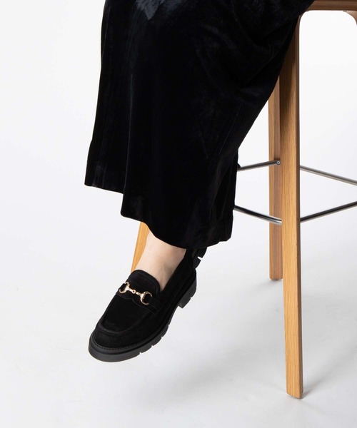 CORSO ROMA,9(コルソローマ)の「CORSO ROMA 9 OLGA 1821 BIT LOAFER コルソローマ オルガ スエード ビットローファー ローファー(ローファー・レディース・ブラウン/ブラック・37/39/38/36)」の7枚目の写真