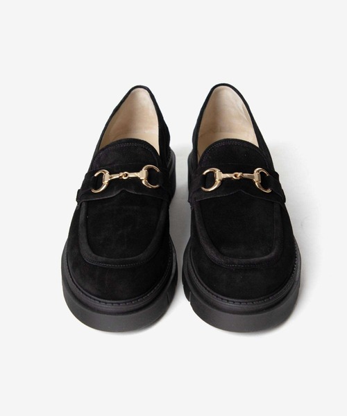 CORSO ROMA,9(コルソローマ)の「CORSO ROMA 9 OLGA 1821 BIT LOAFER コルソローマ オルガ スエード ビットローファー ローファー(ローファー・レディース・ブラウン/ブラック・37/39/38/36)」の9枚目の写真