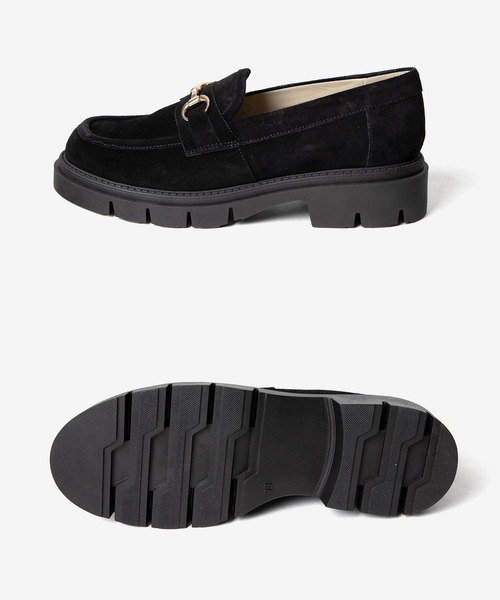 CORSO ROMA,9(コルソローマ)の「CORSO ROMA 9 OLGA 1821 BIT LOAFER コルソローマ オルガ スエード ビットローファー ローファー(ローファー・レディース・ブラウン/ブラック・37/39/38/36)」の11枚目の写真