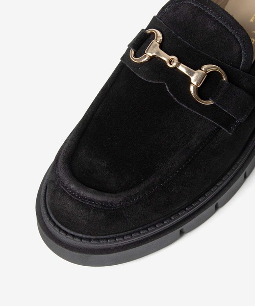 CORSO ROMA,9(コルソローマ)の「CORSO ROMA 9 OLGA 1821 BIT LOAFER コルソローマ オルガ スエード ビットローファー ローファー(ローファー・レディース・ブラウン/ブラック・37/39/38/36)」の12枚目の写真