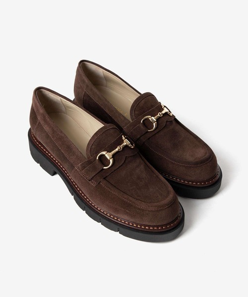 CORSO ROMA,9(コルソローマ)の「CORSO ROMA 9 OLGA 1821 BIT LOAFER コルソローマ オルガ スエード ビットローファー ローファー(ローファー・レディース・ブラウン/ブラック・37/39/38/36)」の15枚目の写真