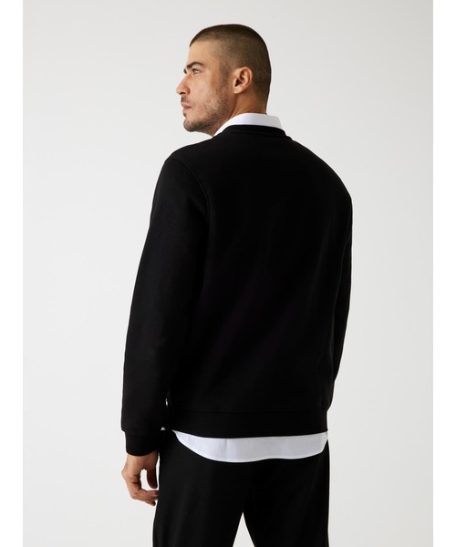 Guess（ゲス）の「Crew Neck Basic Sweatshirt スウェット（スウェット・メンズ・ブラック/ホワイト・X-LARGE/SMALL/LARGE/MEDIUM）」の9枚目の写真