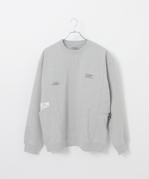 B.C STOCK（ベーセーストック）の「OLIVEDRAB キャリーポケットスウェット（スウェット・メンズ・タン/スミクロ/オートミール/グレー・LARGE/MEDIUM/X-LARGE）」の2枚目の写真