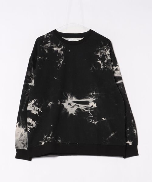 ATELANE(アテレーン)の「【ATLANE/アテレーン】タイダイ裏毛L/S P/O(スウェット・メンズ・ホワイト/グリーン/ブラック・M/L/XL)」の2枚目の写真