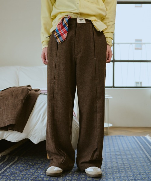 灯り待ちのパンツ（スラックス）｜common gull products.（コモンガル