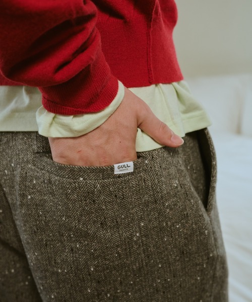 common gull products.(コモンガルプロダクツ)の「灯り待ちのパンツ(スラックス・レディース・グレー系/ベージュ系/ダークブラウン系・LARGE/MEDIUM/SMALL)」の12枚目の写真
