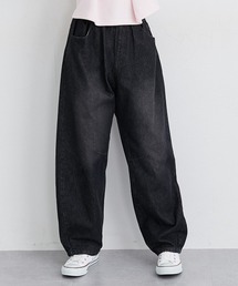 QUNTSTYLE（キュントスタイル）の「バレルレッグデニムパンツ（デニムパンツ・キッズ）」