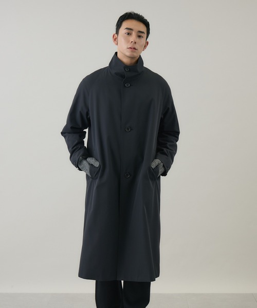 kuros'オリジナル】KUROスタンドカラーコート（ステンカラーコート