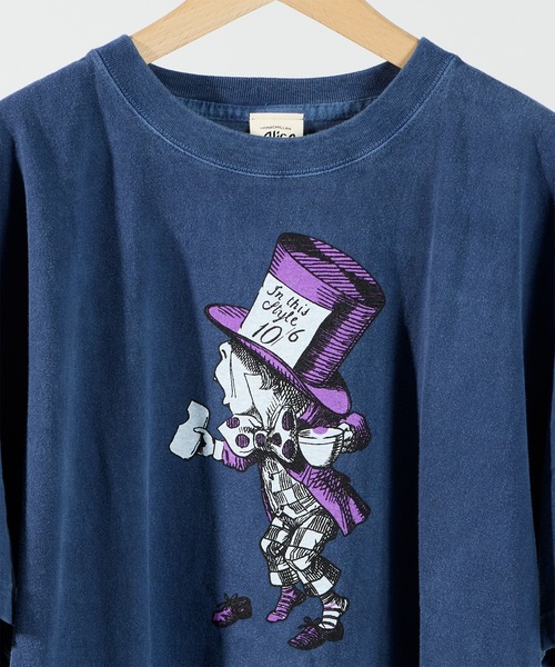 salle de bal(サルデバル)の「【 不思議の国のアリス 】 マクラミンアリス ピグメントTシャツ WNI(Tシャツ/カットソー・レディース・グレー/グリーン/ネイビー/チャコール・FREE)」の7枚目の写真