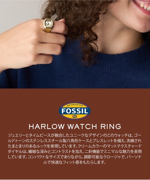 FOSSIL(フォッシル)の「フォッシル 腕時計 レディース アナログ ステンレス ES5446(アナログ腕時計・レディース・ゴールド・FREE)」の9枚目の写真