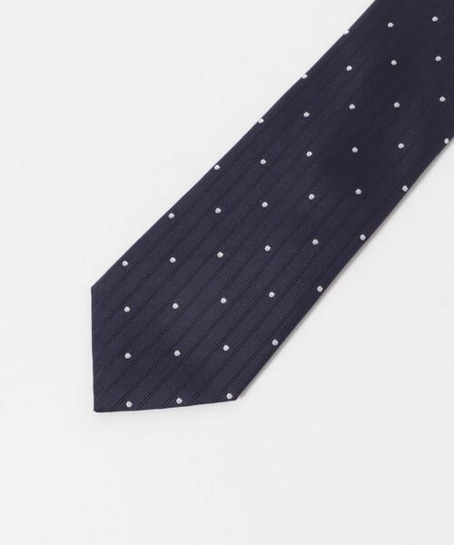 URBAN RESEARCH DOORS（アーバンリサーチドアーズ）の「LIFE STYLE TAILOR　25AW国内タイドット3（ネクタイ・メンズ・ネイビー/ブラウン・-）」の6枚目の写真